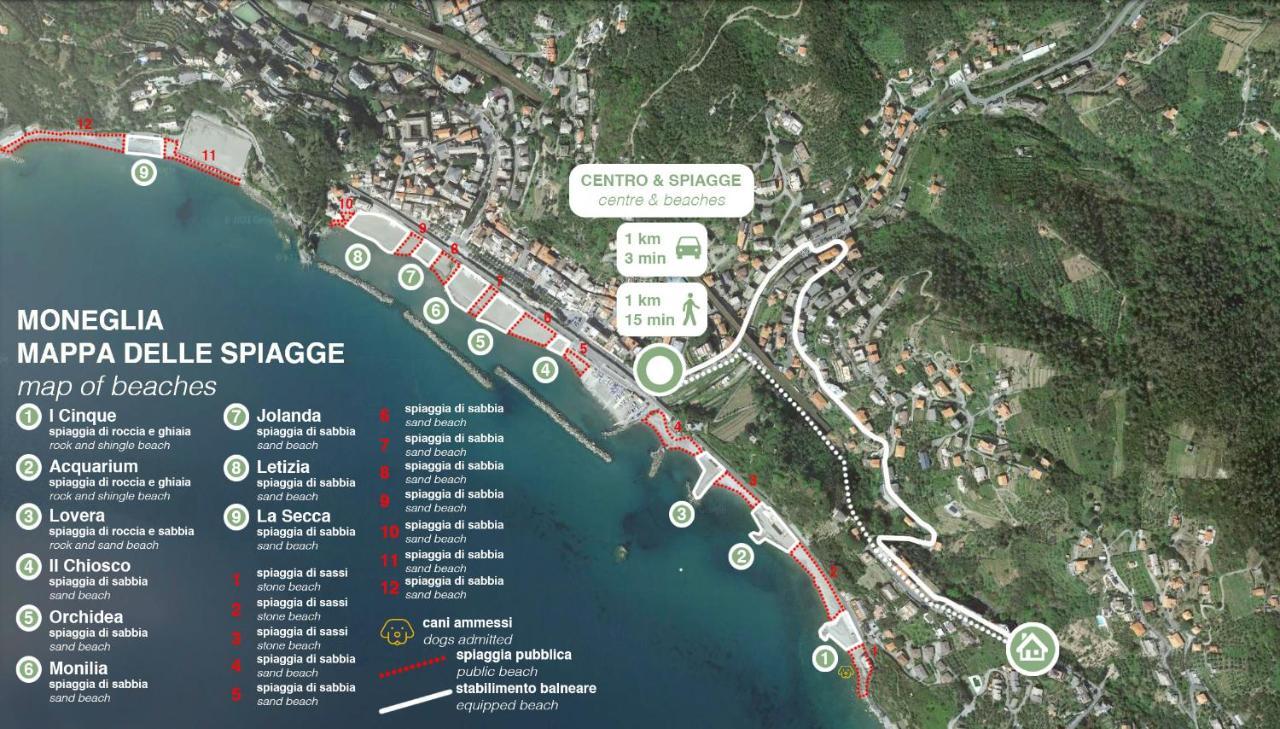 Appartamento A Moneglia, Tra Portofino E Le Cinque Terre Ngoại thất bức ảnh